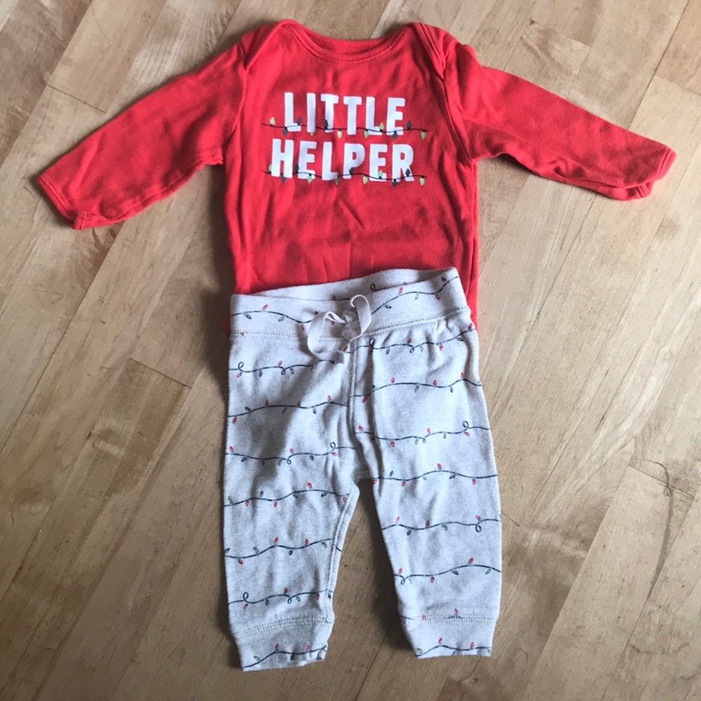 Old Navy Christmas Outfit: 3-6 Months